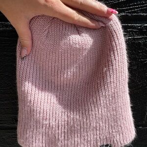 Pink Knit Beanie- Vans